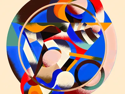 Geometric Fragments 20 3d artwork design graphic design illustration