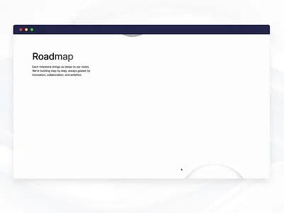 Roadmap Design animation clean concept flat illustration space ui website