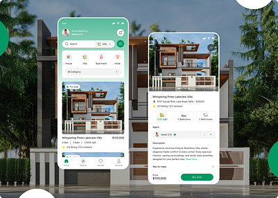 Residency App — Smart Home Buying UI app branding design graphic design typography ui ux vector