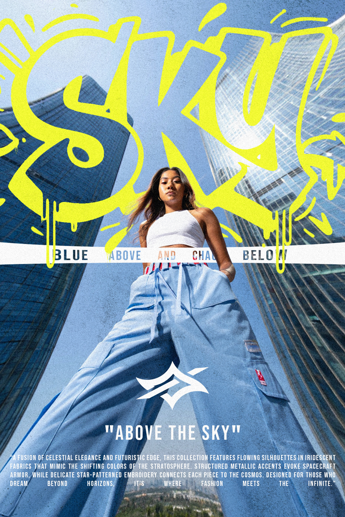 Above The Sky graffiti graphic design poster