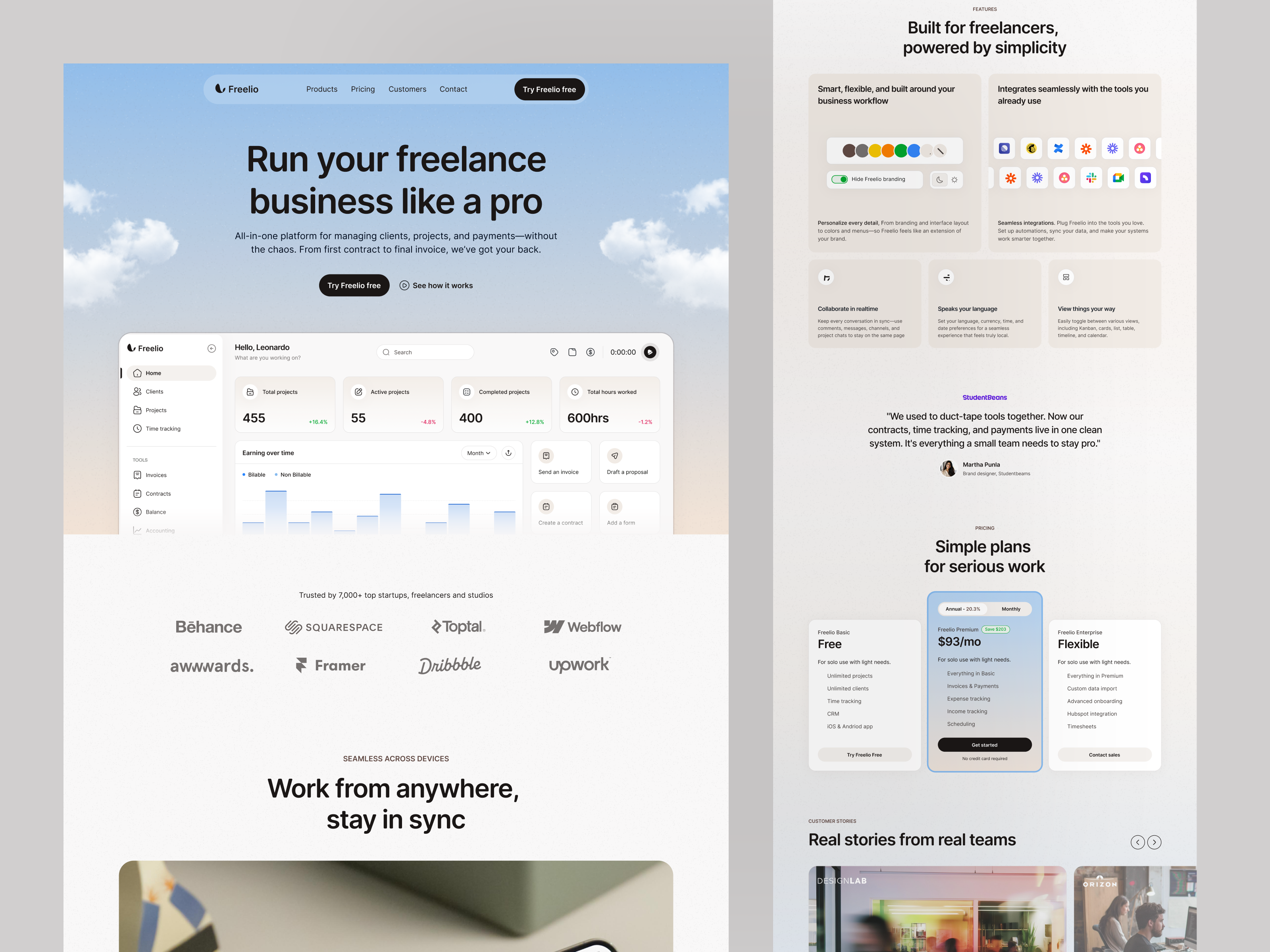 Example of Landing Page Design