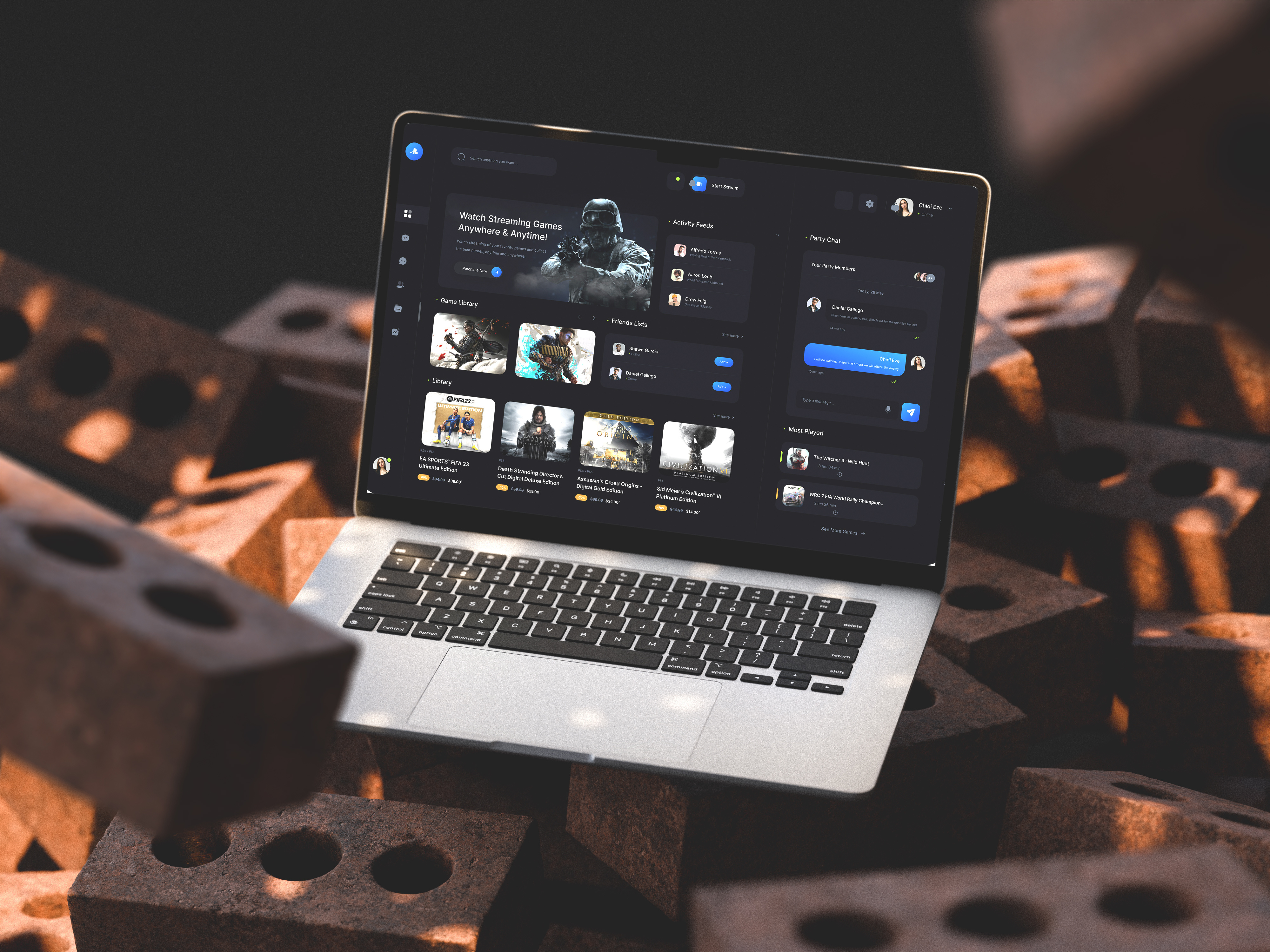 Gaming analysis Dashboard Design branding dashboard design figma graphic design illustration motion graphics page ui ux