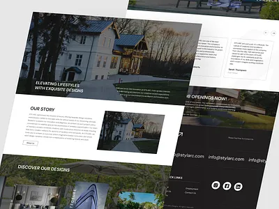 Luxury Real Estate / Architecture Website adobe illustrator branding design figma graphic design illustration logo real estate website ui uiux ux vector web design web development wordpress