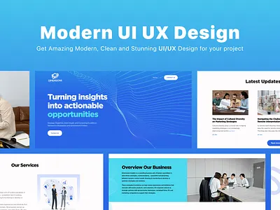 Corporate / Consulting UI Showcase adobe illustrator branding design figma graphic design illustration logo ui uiux ux vector web design web development wordpress