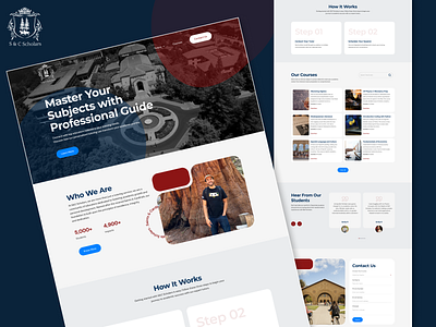 Tutoring / Online Education Platform adobe illustrator branding design figma graphic design illustration logo tutor website ui uiux ux vector web design web development website wordpress