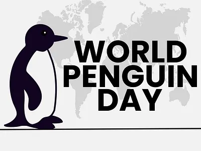 WORLD PENGUIN DAY adobe illustrator black branding design graphic design grey illustration logo penguin penguin habitat safe penguin vector world map world penguin day