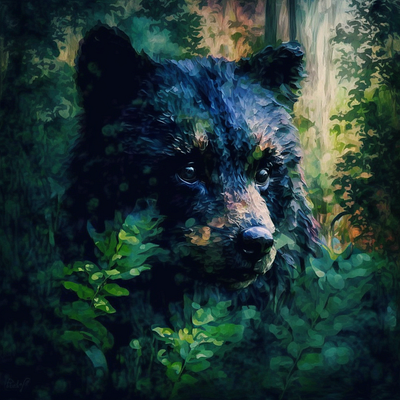 Impressionism design for Online Art store animals art canvas design digital art graphic design impressionism online store