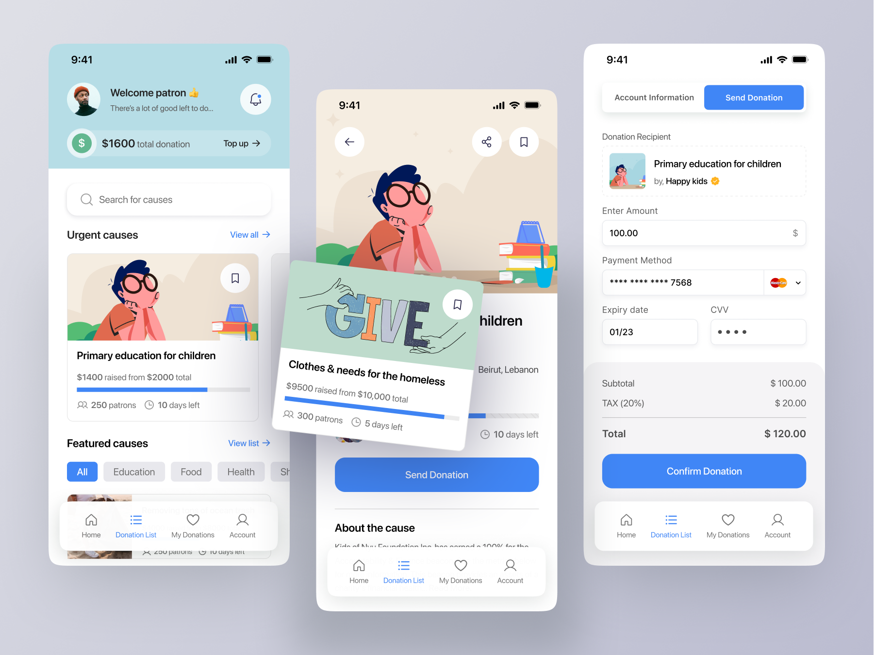 Example of Mobile App Design (Up To 10 Screens)