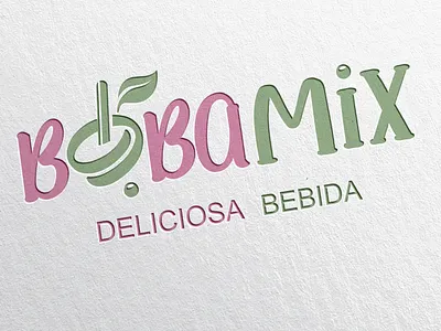 BOBAMIX deliciosa bebida _ visual identity branding cardápio design graphic design logo menu visual identity