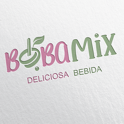 BOBAMIX deliciosa bebida _ visual identity branding cardápio design graphic design logo menu visual identity