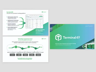 Slide Deck for Shipment Business deck deckdesign graphic design infographics presentation shipment slidedeck slides technology