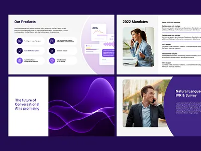 Slide deck design for AI firm deck deckdesign graphic design infographics presentation slidedeck ui