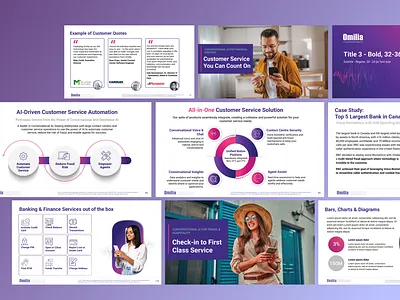 Slide Deck Design for AI firm branding deck deckdesign design graphic design illustration infographics presentation slidedeck ui