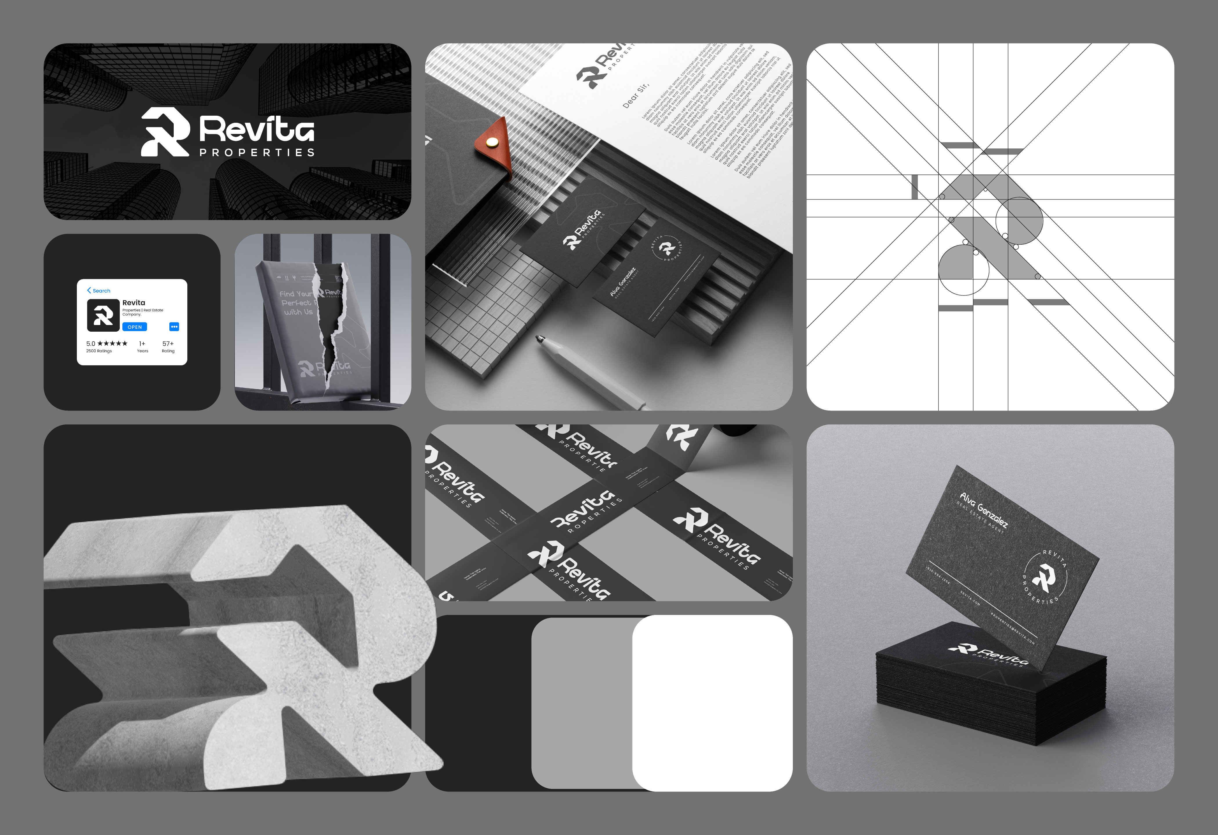 Real Estate logo design brand identity brand kit branding construction construction logo graphic design home letter mark logo logo design minimalist modern logo r r letter logo r letter real estate logo real estate real estate branding real estate logo realtor