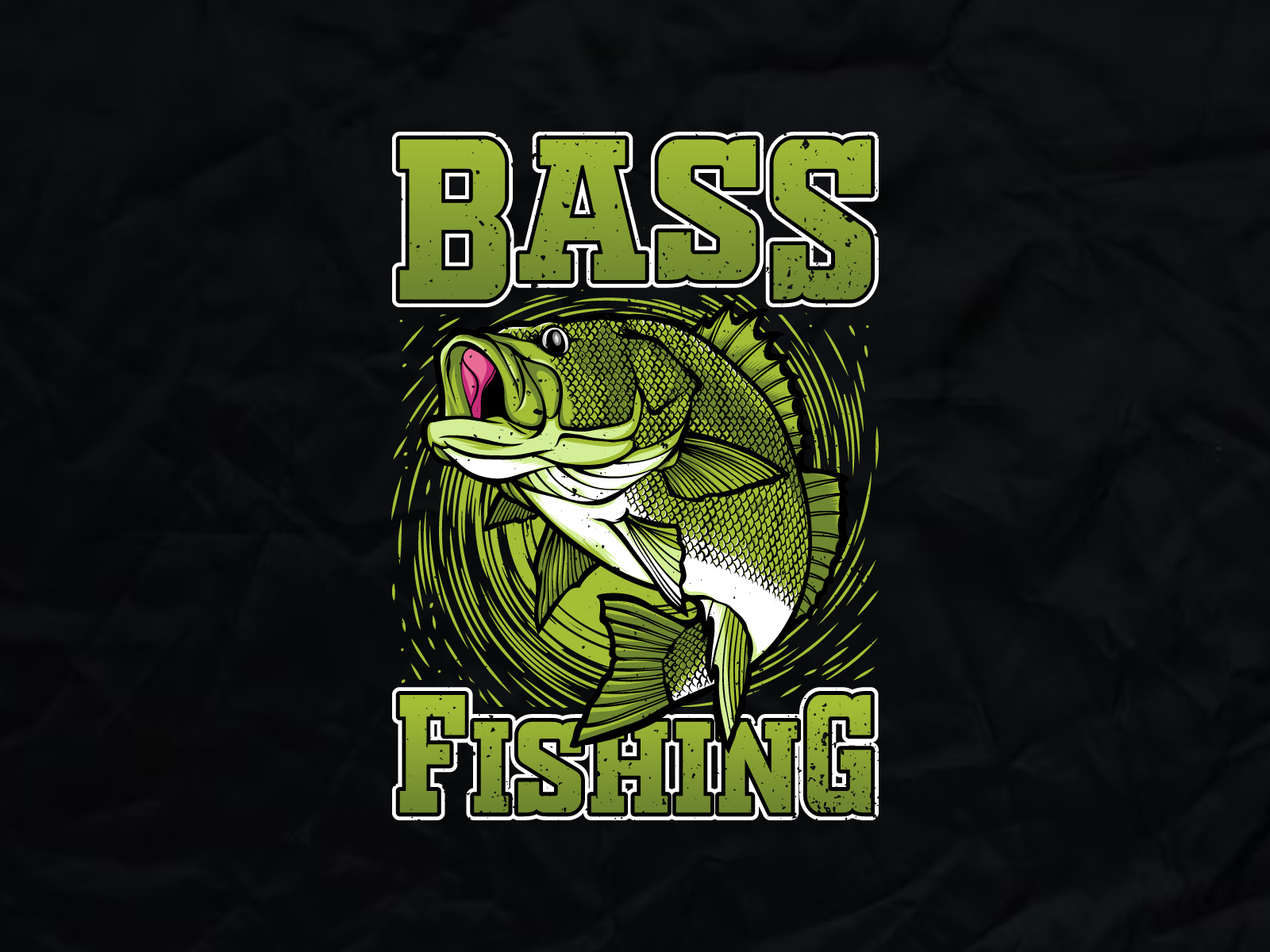 Bass Fishing T-Shirt Design | Vintage Fish Art | Fishing Apparel angler t shirt bass fishing bass fishing t shirt fishing art fishing t shirt design graphic design graphic t shirt illustration outdoor shirt design t shirt t shirt art t shirt design vintage