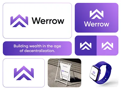 Werrow – Crypto and Fintech Logo Design W + Arrow Concept arrow logo concept blockchain startup branding branding clean digital logo crypto brand defi payment logo fast finance logo fintech identity logo logo design logo designer logos logotype modern crypto logo payment app logo saas logo tech forward brand w lettermark web3 logo