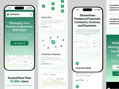 Beans Talk - Mobile Responsive Landing Page