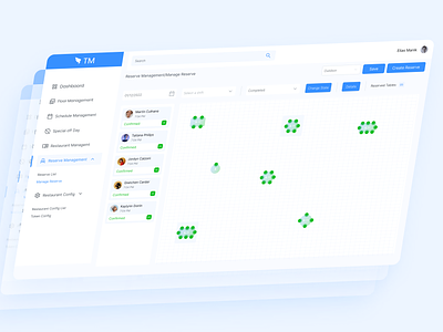 Restaurant Reservation Admin App booking pos system reservation booking restaurant booking restaurant reservation restaurant reservation ui restaurant reserve pos table reserve ui ux design