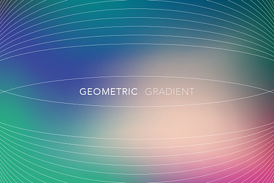 Geometric Gradient abstract art background blur branding design geometric gradient graphic design illustration lines logo motion graphics op art vector