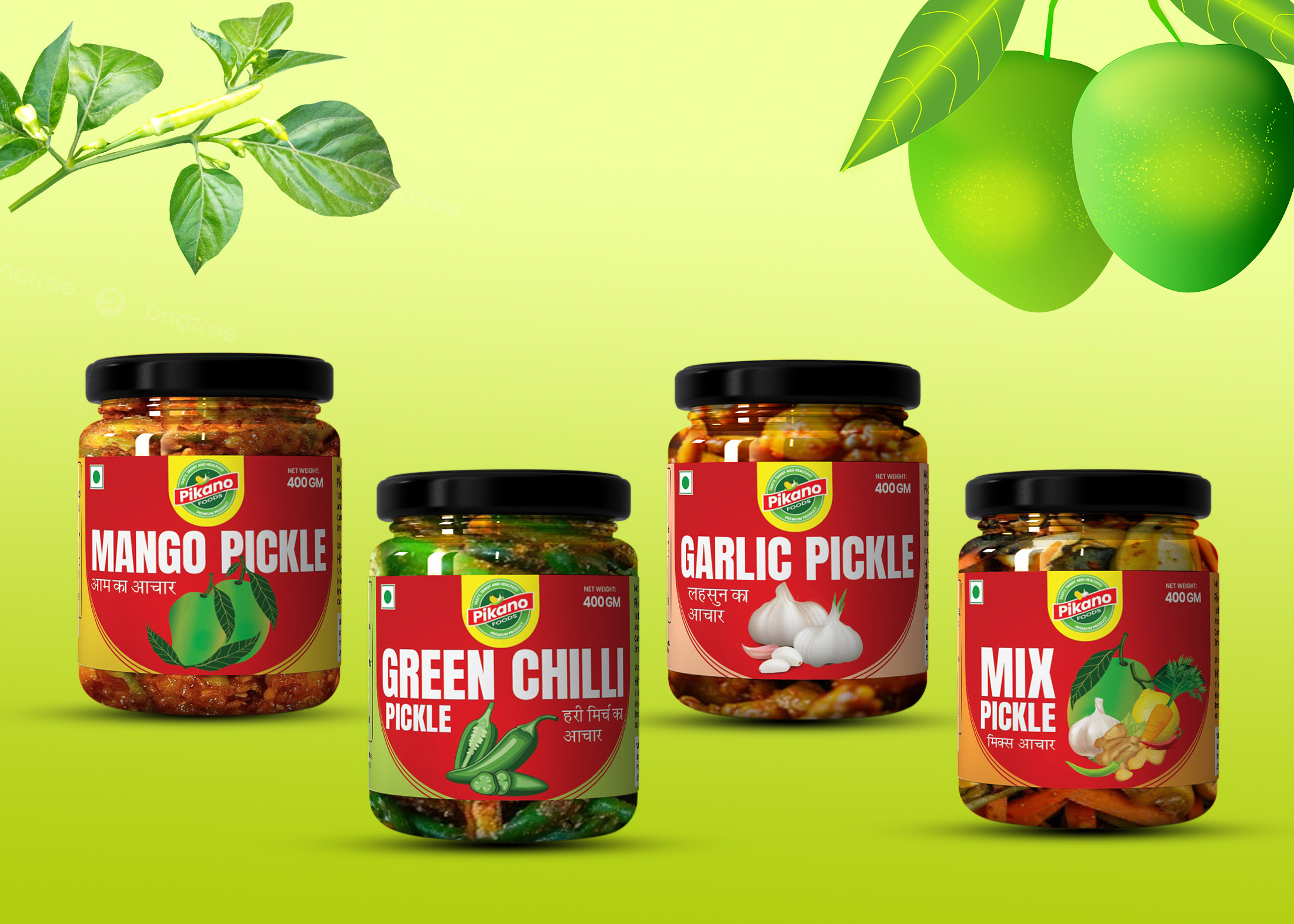 Pikano Pickles Label design advertising branding food packaging food packaging design graphic design graphic designer jar label design label label design labels marketing packaging packaging design pickles