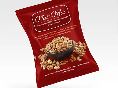 nuts mix pouch (packet) design ! amazon packaging box design graphic design label design packaging design