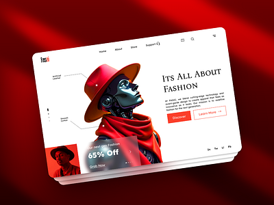 Fashion Web 3d animation branding graphic design logo motion graphics ui