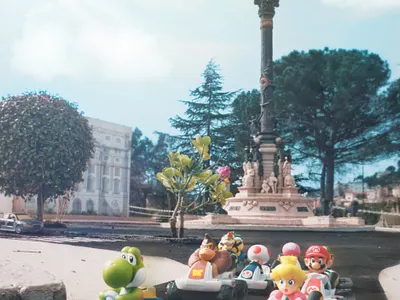 Barcelona Course! mario kart mcdonalds nintendo photography toy photography