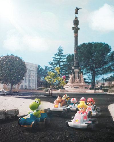 Barcelona Course! mario kart mcdonalds nintendo photography toy photography
