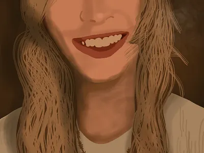 A Smile Hiding a Thousand Stories — Digital Art Reveal 3d adobe animation art beatiful bitmap branding brush graphic design illustration light logo model motion graphics potoshop smile traditionall ui warm woman