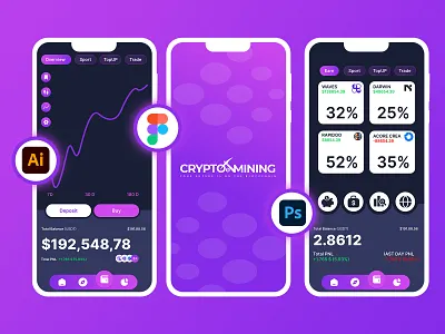 Best Creative Crypto Mining App Design for 2025