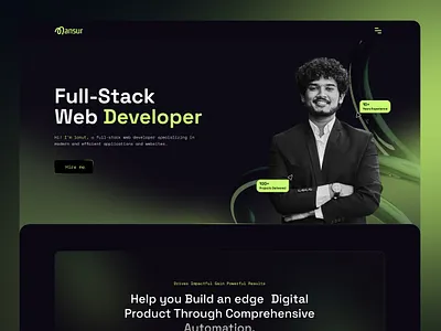 Personal portfolio design branding redesign ui ux