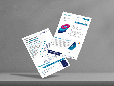 Flyer Design for AET SOLUTIONS flyer design graphic design infographic flyer