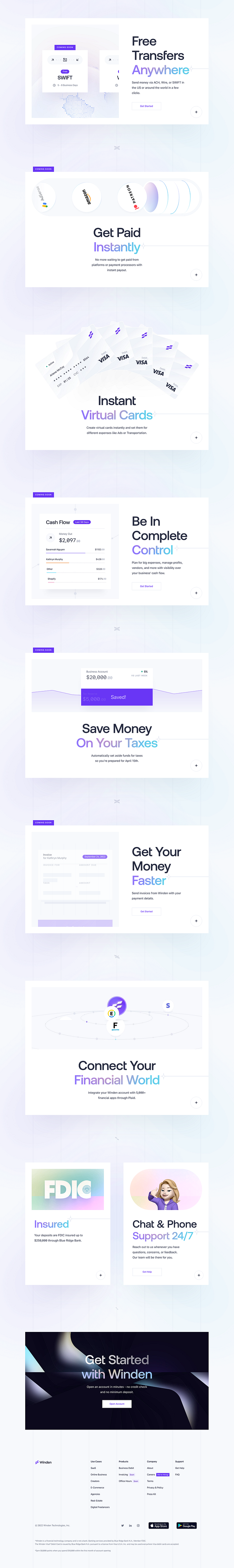 UX/UI Design - Web Landing Page by Nataliia Tsynkevych on Dribbble