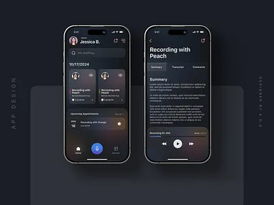 Voice Memo Recording App Ui
