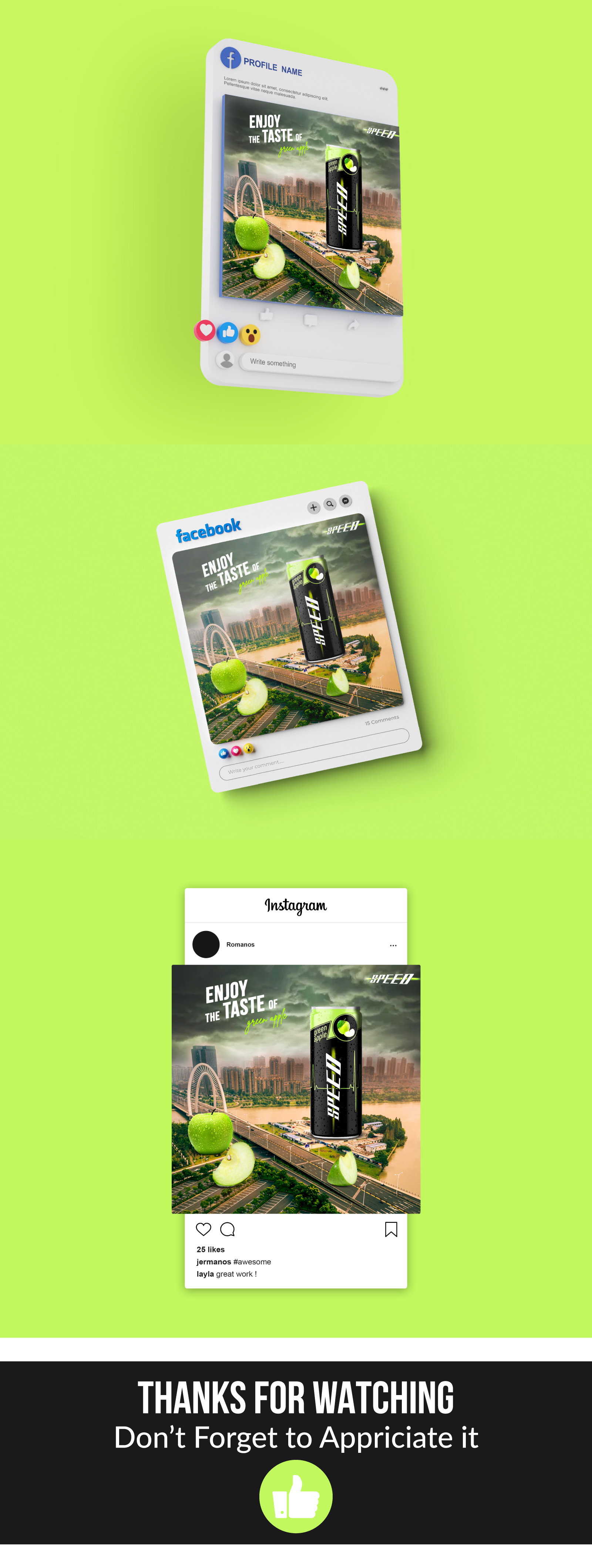 Product Manipulation advertising branding design product manipulation social media post socialmedia