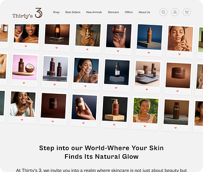 Thirty's 3 about us page