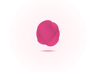 bubbling shapes branding bubble bubbling dribbble first dribbble first post illustration logo organic shapes pink shapes