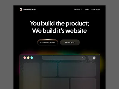 Houseofstartup Introduction animation graphic design motion graphics ui