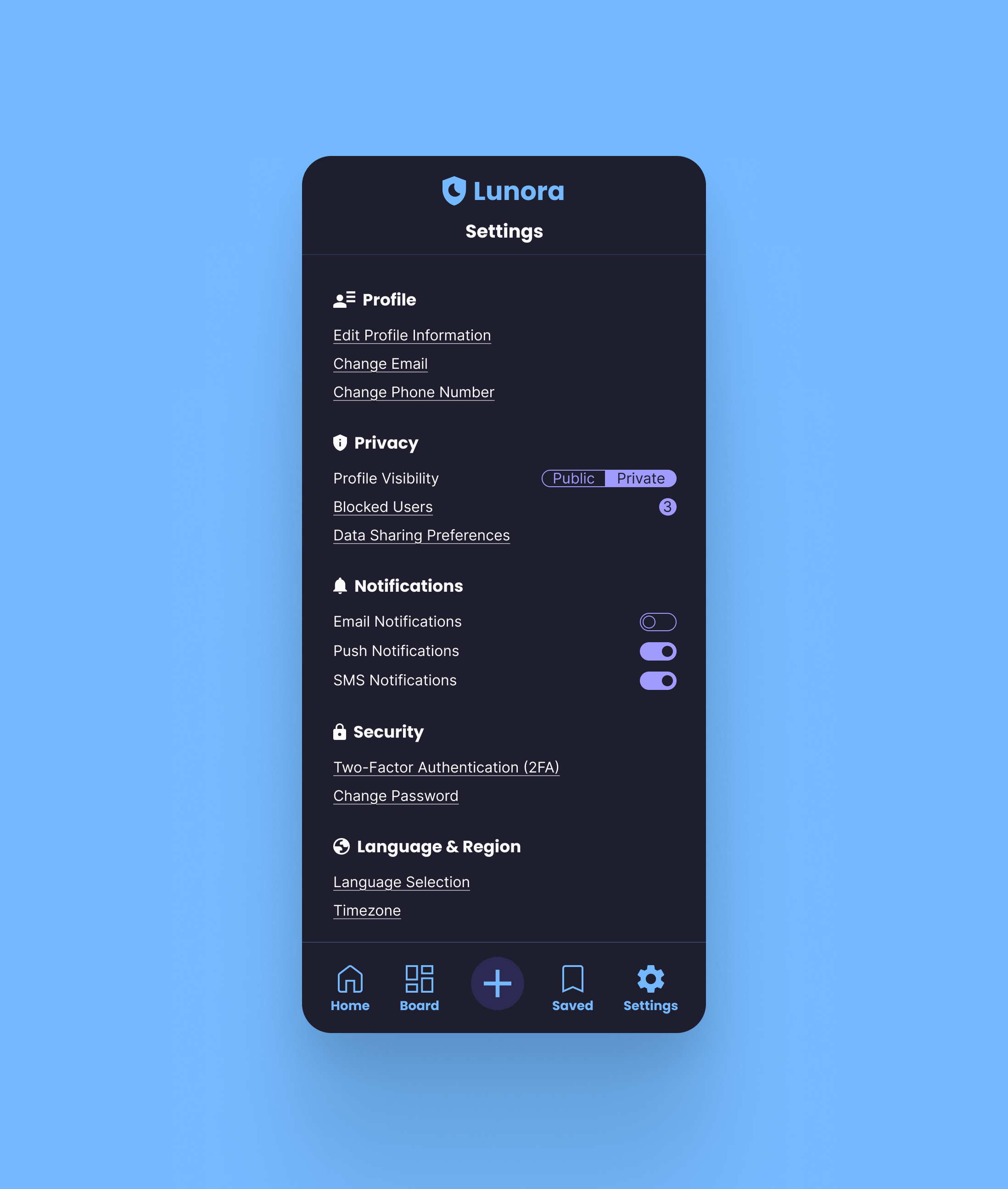 App Settings dailyui