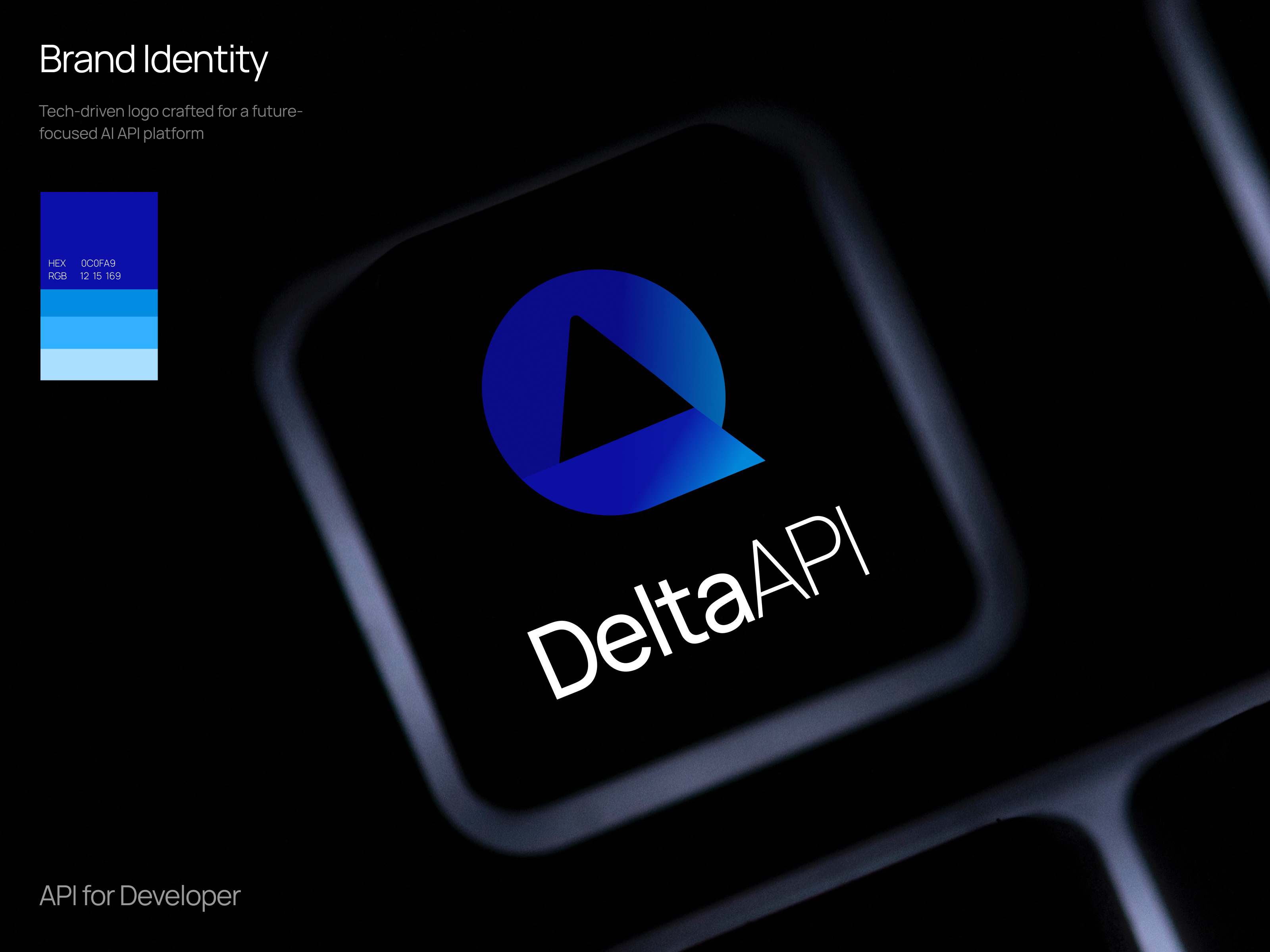 Delta API Logo Concept agency ai api book brand branding business design graphic design guideline identity illustration logo platform presentation software technology ui vector