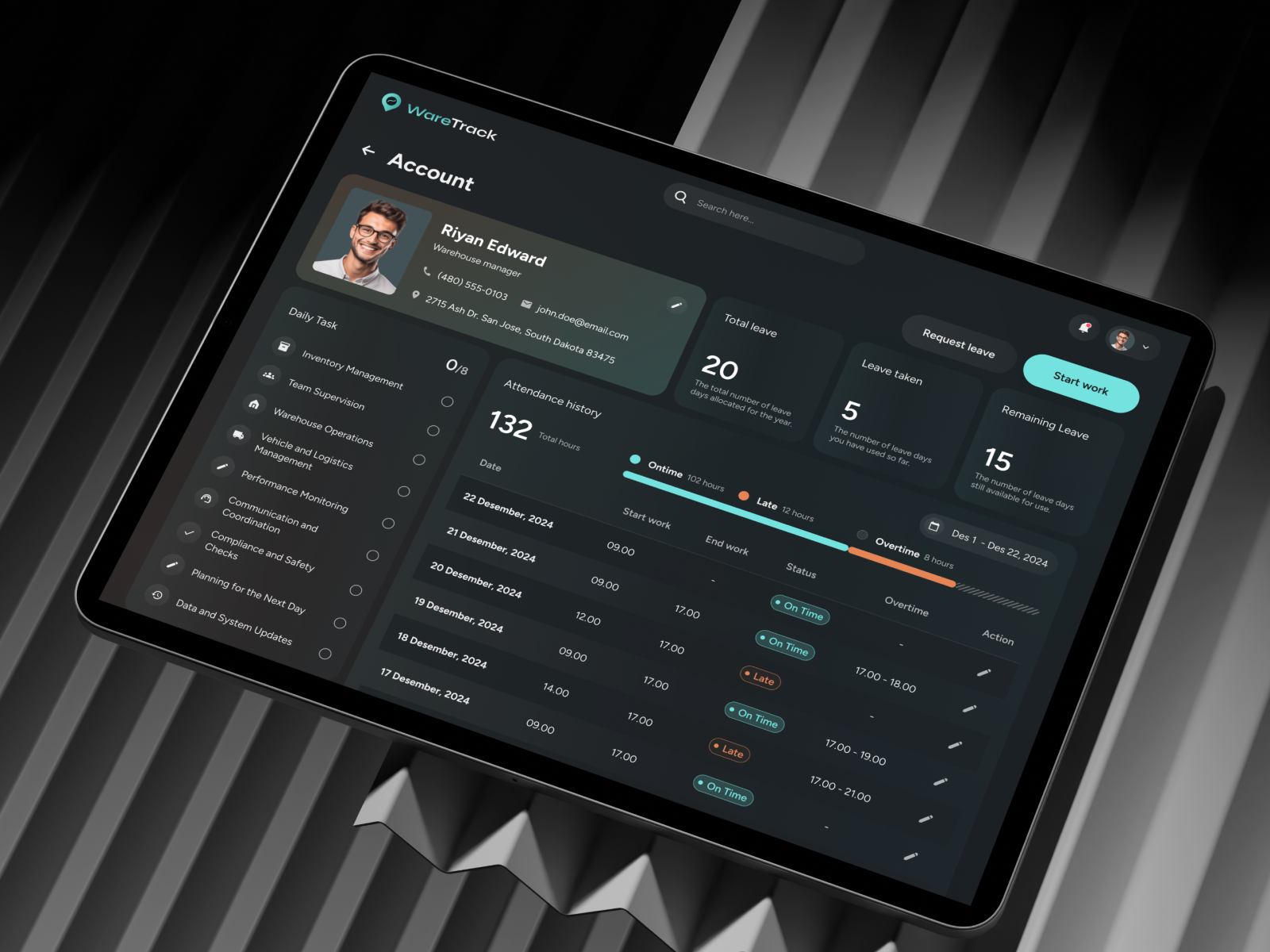 Example of Saa S Application Design