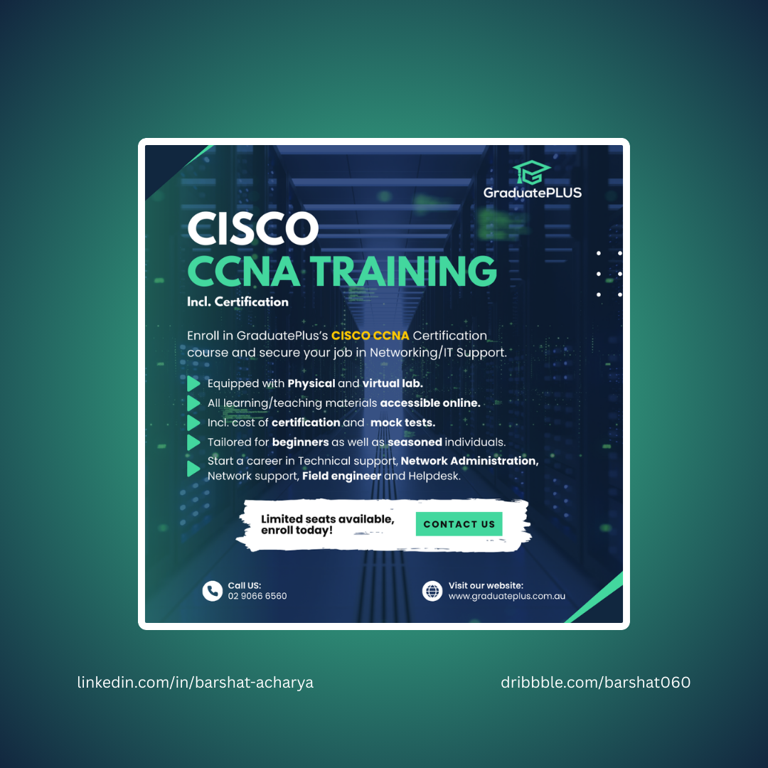 Training Course Poster branding certification course flyer graphic design illustration instagram online course poster rto social media training flyer vector