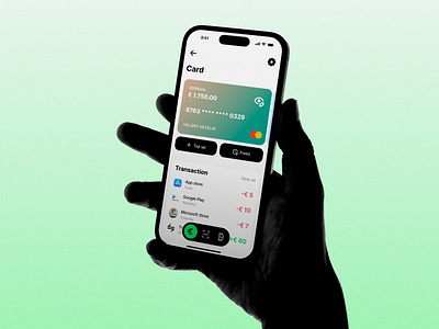 Fintech Mobile App UI app application fintech mobile ui ux wallet