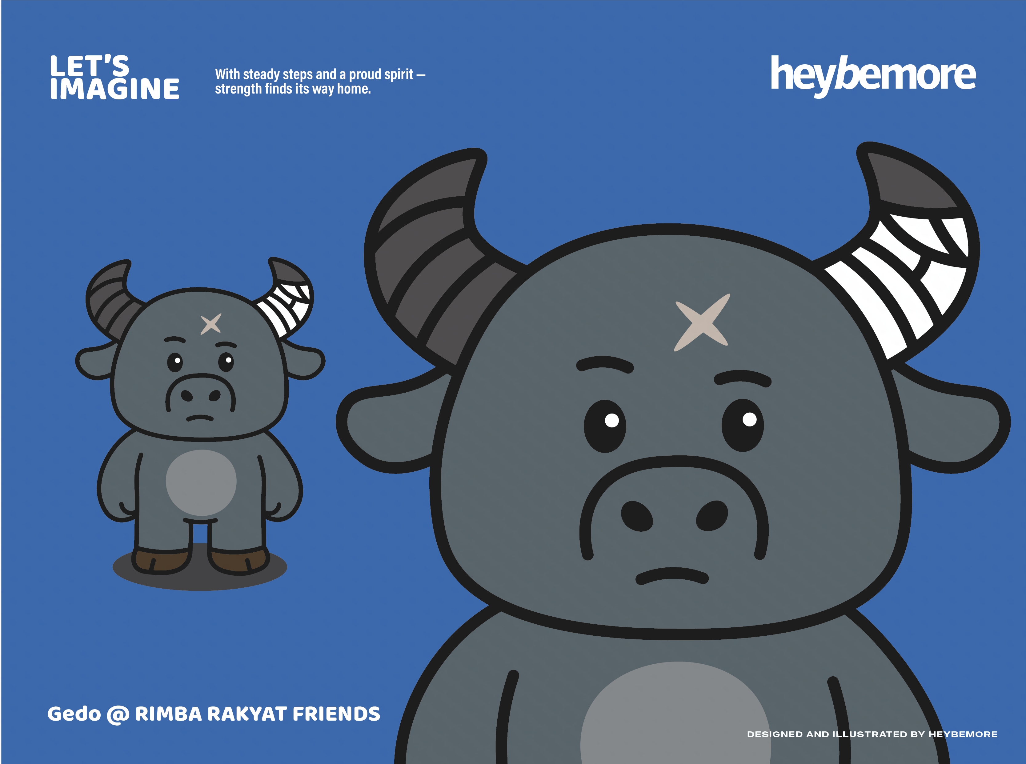Rimba Rakyat: Gedo from Negeri Sembilan branding cartoonart characterdesign cutecharacter cutedesign design illustration mascotdesign