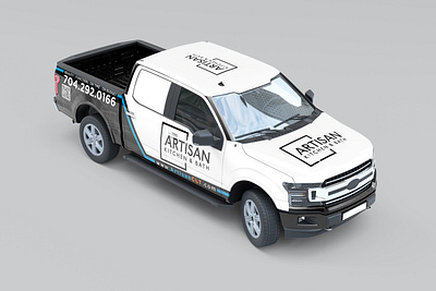 ARTISAN KITCHEN & BATH I TRUCK WRAP creative wrap truck wrap