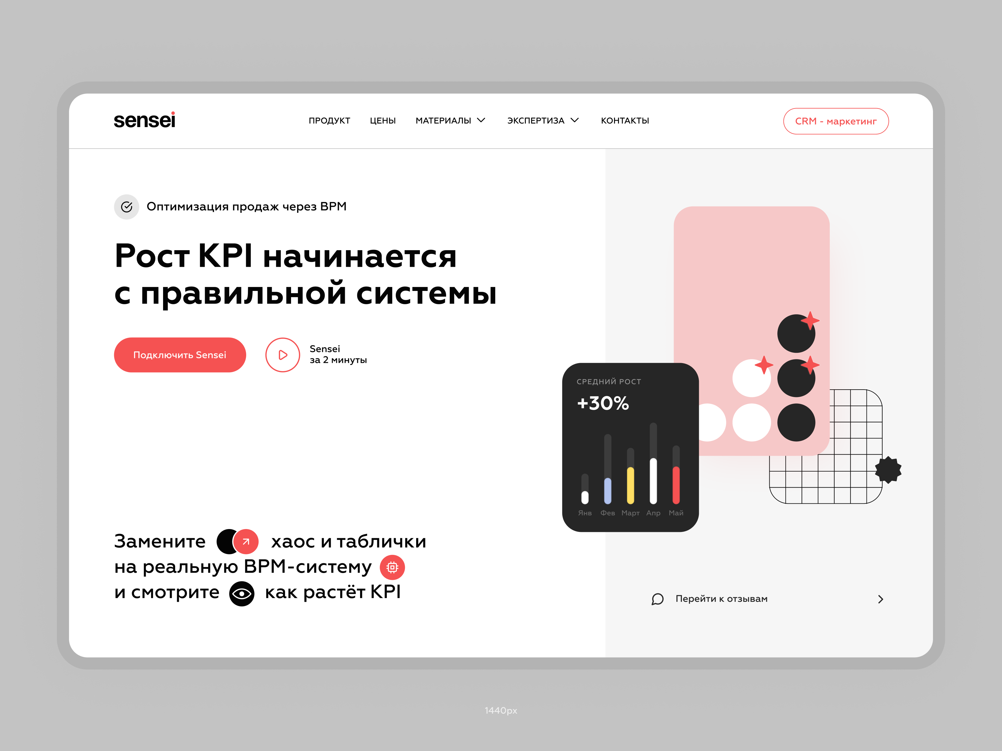 Adaptive landing page design (first block, web design) adaptive finance fintech graphic design kpi saas ui ux webdesign
