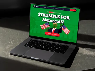 Trumple - crypto meme mem token animation crypto funny website meme meme coin meme coin design meme coin landing page meme coin website meme landing page meme token memecoin memecoin website trump trump coin web design