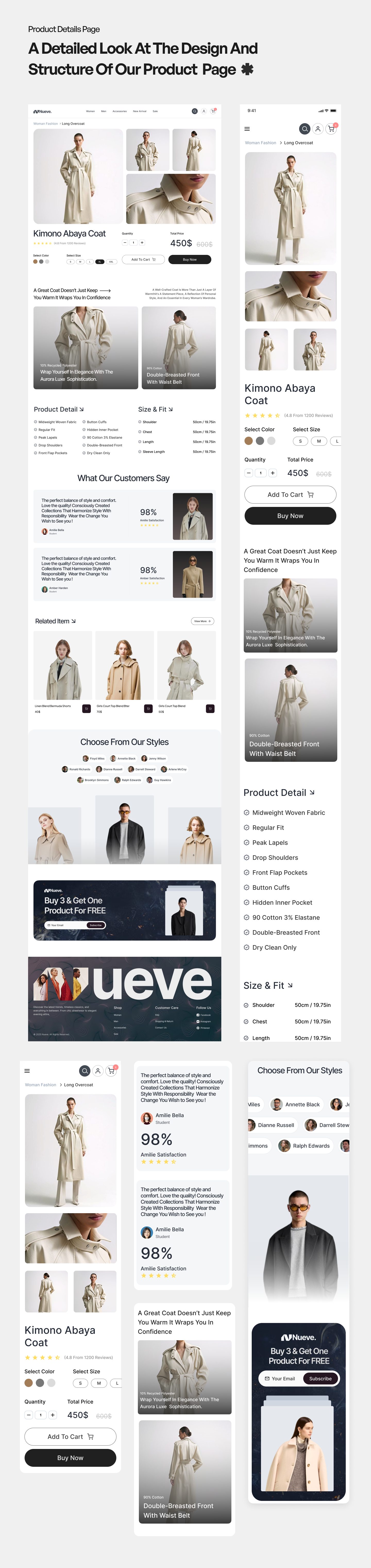 Example of Modern Website Landing Page Design