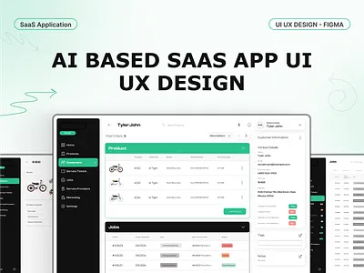 E-Bike SaaS App branding crm dashboard erp figma graphic design logo mobileapp productdesign ui webapp