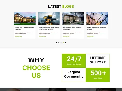 Real Estate Website astra elementor real estate site webdesigning website wordpress